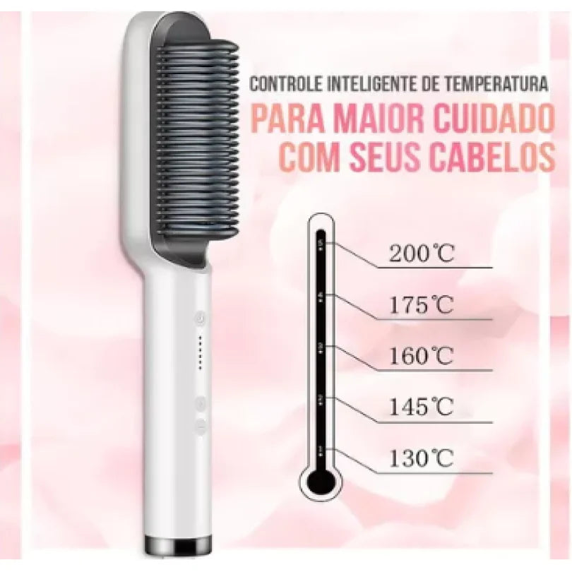 Escova Alisadora De Cabelo - Cerâmica