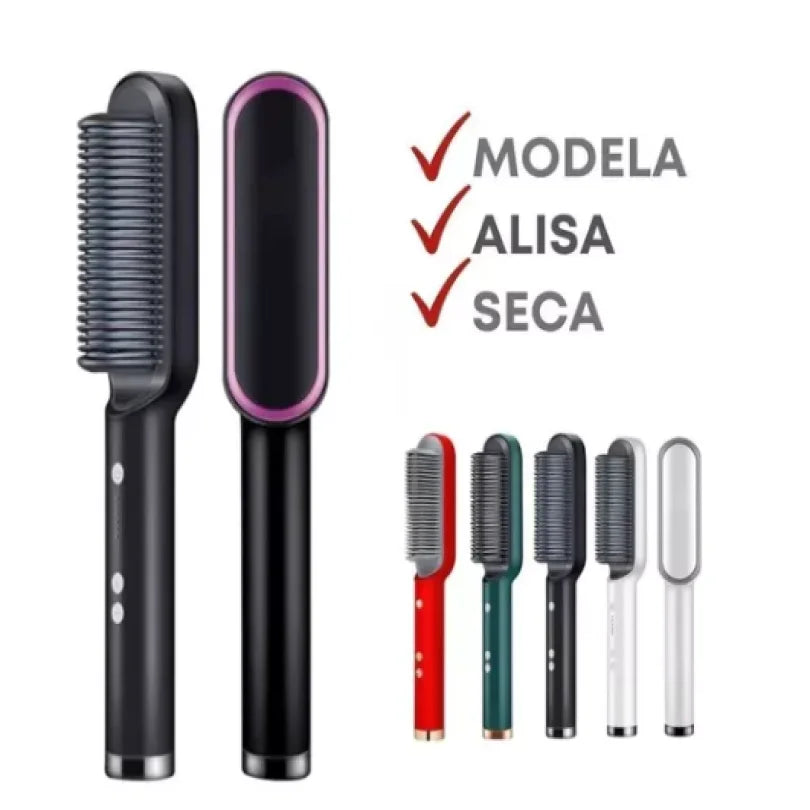 Escova Alisadora De Cabelo - Cerâmica