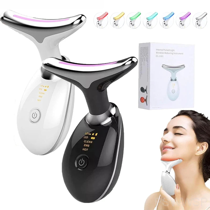 Rejuvenesça Sua Pele com o Massageador de Beleza para Pescoço – 7 em 1