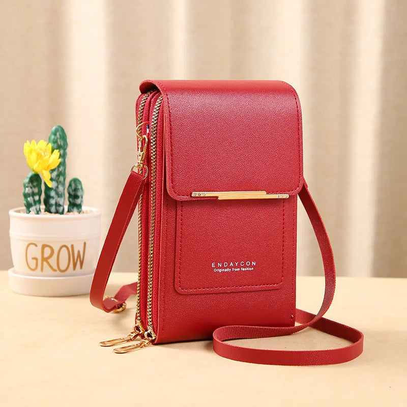 Bolsa Transversal com Tela Touch para Celular