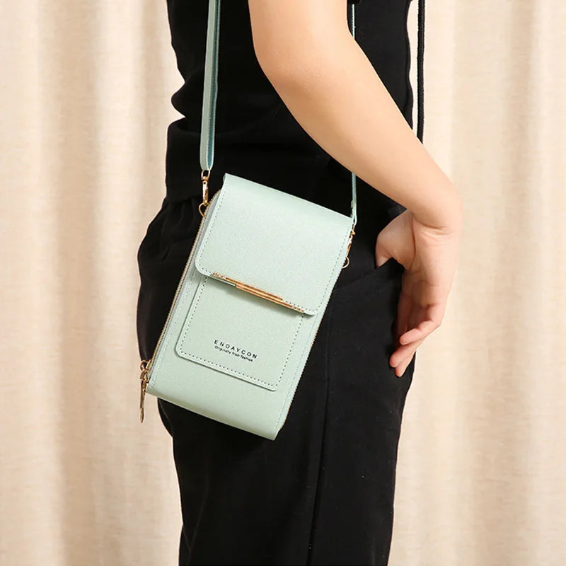 Bolsa Transversal com Tela Touch para Celular