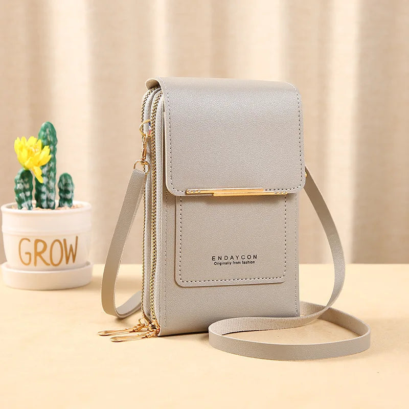 Bolsa Transversal com Tela Touch para Celular