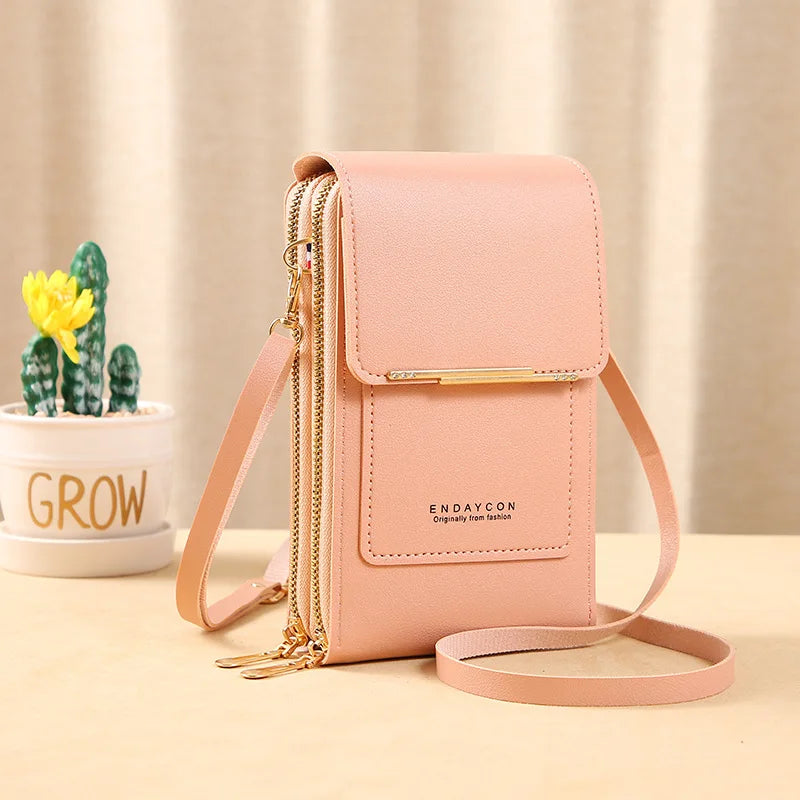 Bolsa Transversal com Tela Touch para Celular