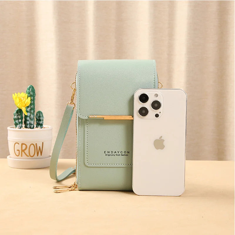 Bolsa Transversal com Tela Touch para Celular