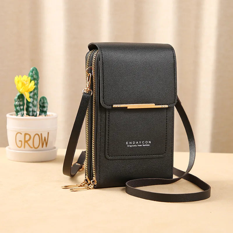 Bolsa Transversal com Tela Touch para Celular