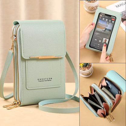 Bolsa Transversal com Tela Touch para Celular